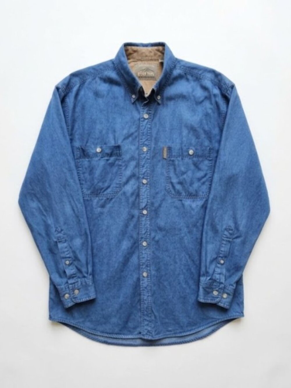 Pacific Trail Men's Blue Denim Button-Down Shirt